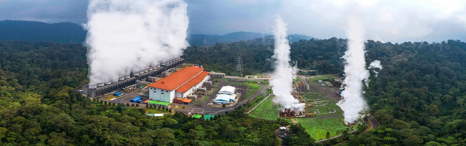 Star Energy Geothermal Salak facility aerial view
